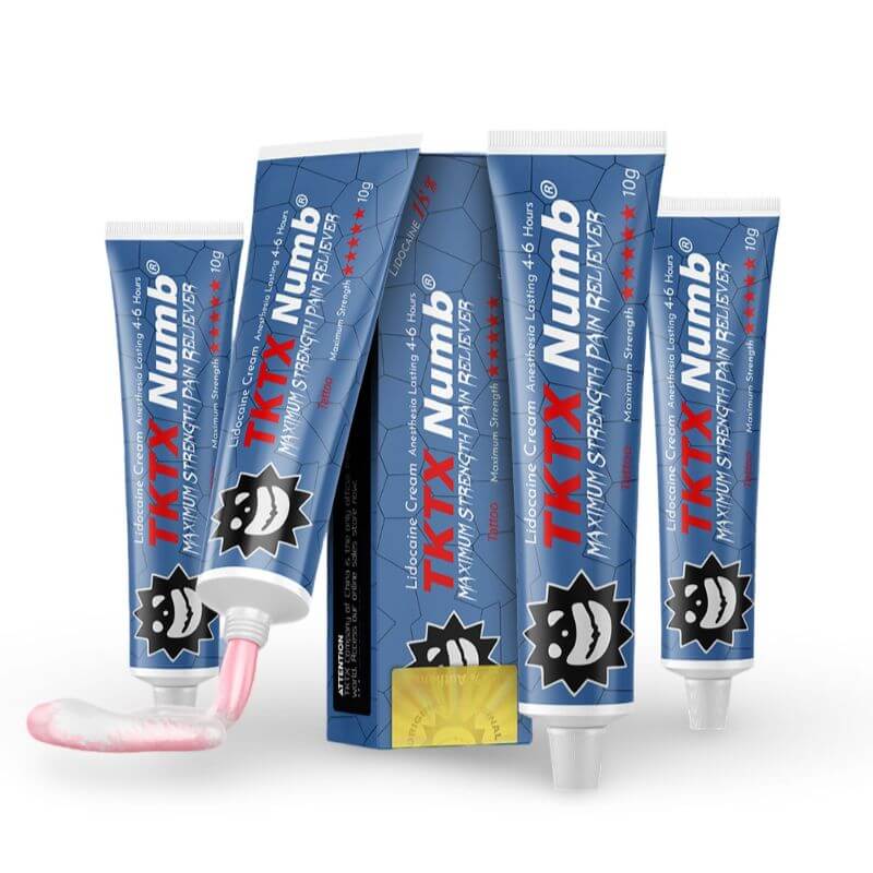 TKTX numb Blau - Lidocaine 18% – Bild 3